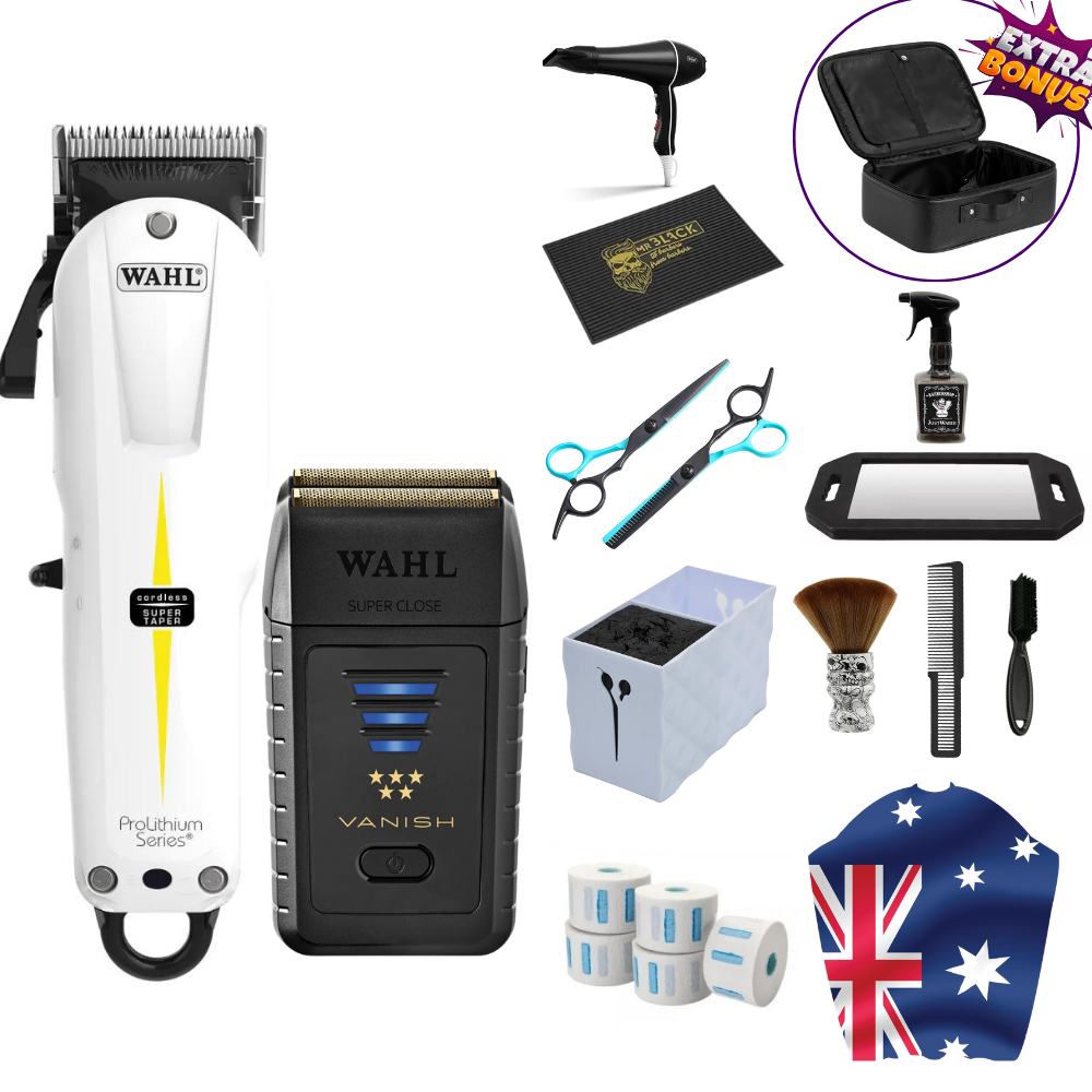 Wahl Super Taper Clipper Barber Starter Set