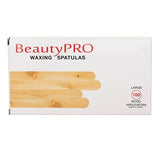 BeautyPRO Large Wooden Spatulas 100pcs