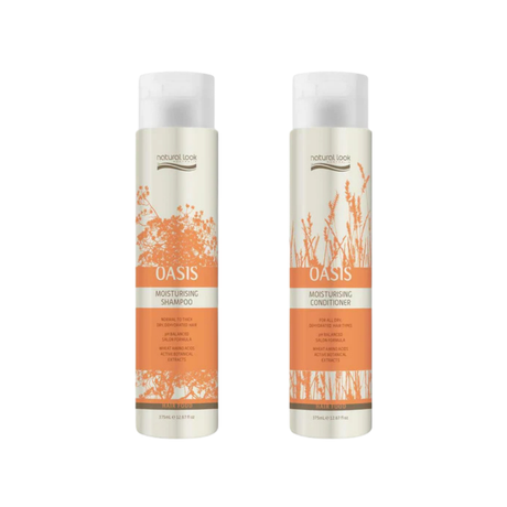 Natural Look Oasis Moisturising Shampoo&Conditioner 375ML&PH Hair Moisturising Cream 200 ML