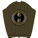 Cillo Customizable Barber Cutting Capes - Gold Pole Design