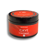 Cillo Cave Red Hair Matte Styling Wax – 100ml for Extra Strong Hold & 100% Matte Finish