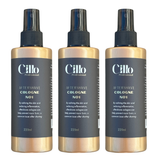 3x Cillo Aftershave Cologne Spray Bottle After Shave No.1 220ml