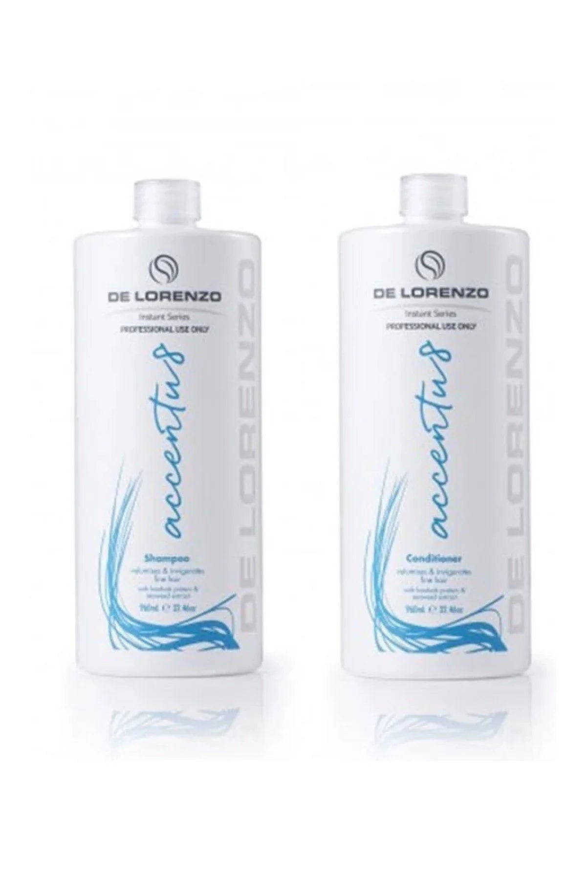 De Lorenzo Instant Accentu8 Shampoo 960ml and Conditioner 960ml Delorenzo Pack