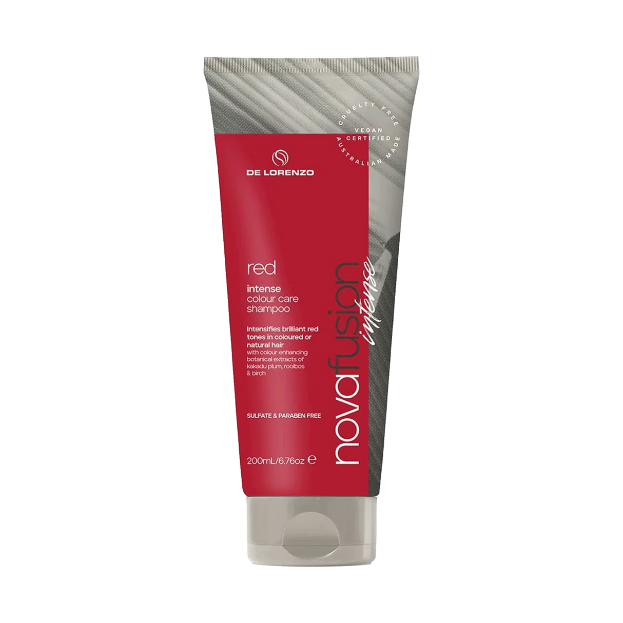De Lorenzo Novafusion Colour Care Shampoo Intense Red 200ml