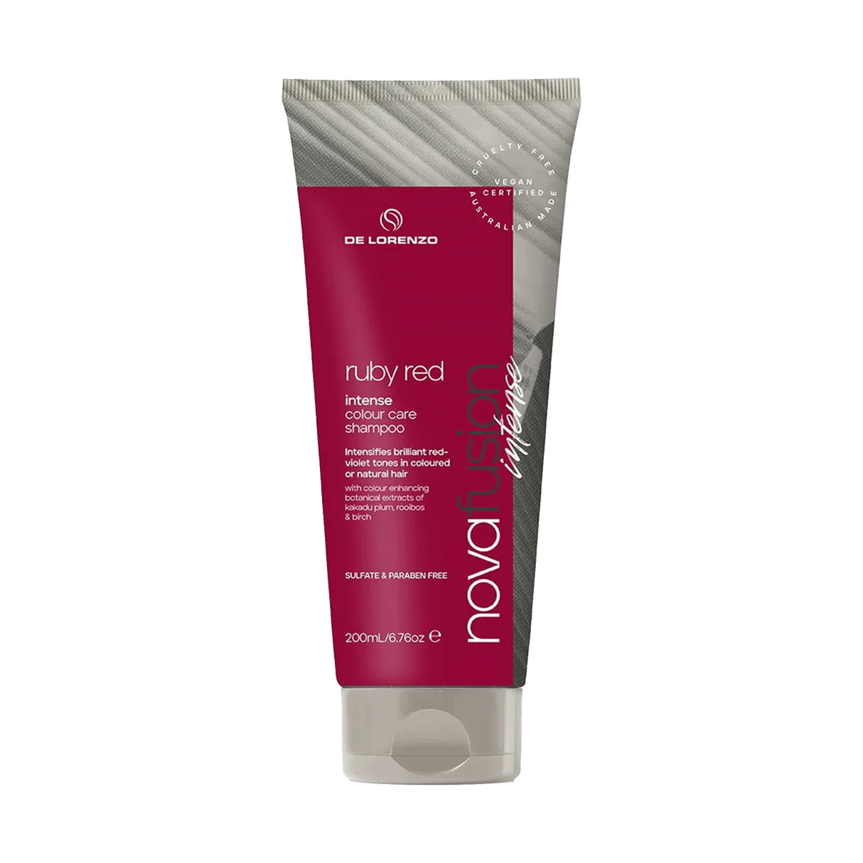 De Lorenzo Novafusion Colour Care Shampoo Intense Ruby Red 200ml