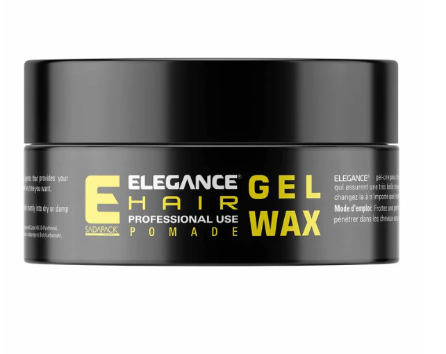 Elegance Hair Gel Wax Transparent Gold Pomade - 140g