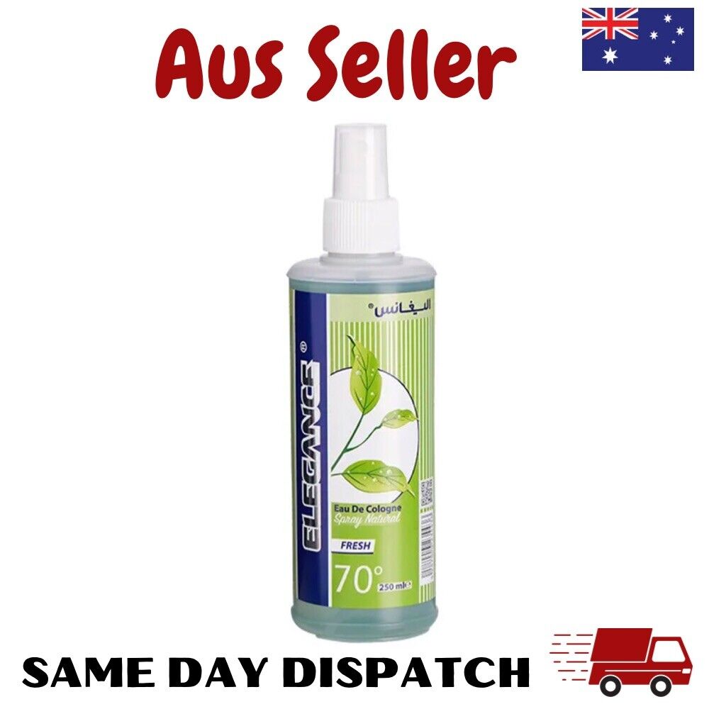 Elegance Eau De 250ml Cologne Natural Spray Fresh Barber Salon After S