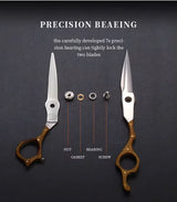 Barber Ultra Edge VG10 Steel Scissors Hair Cutting Scissors