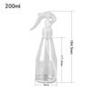 Empty Spray Bottle 200ml Clear Plastic – Fine Mist Hair Sprayer
