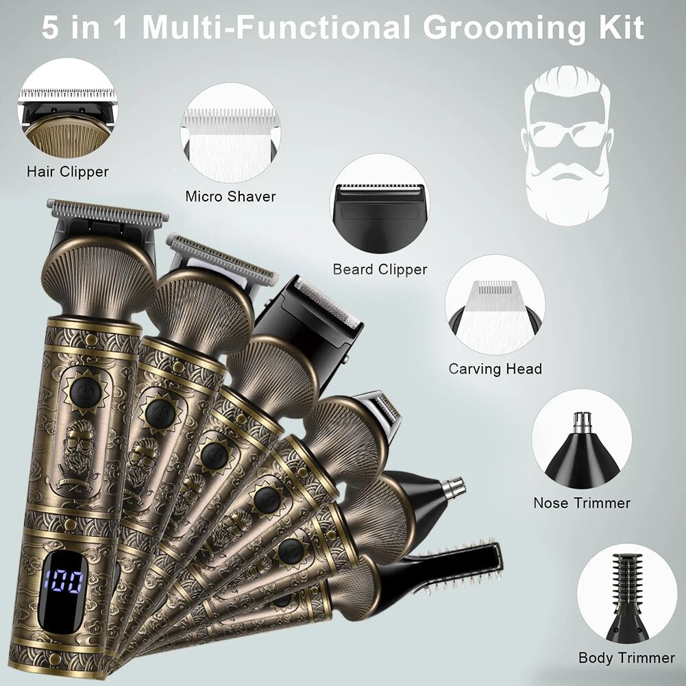 Hairshop 6 in 1 Hair Clipper Trimmer And Shaver set