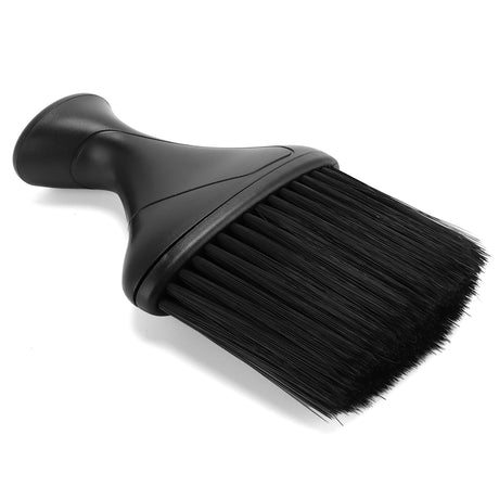 Soft Fiber Neck Duster Brush – Synthetic Hair Barber Cleaning Brush Black