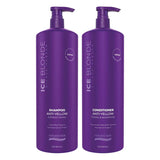 Natural Look Silver Screen Ice Blonde Shampoo & Conditioner 1 L for Blonde Hair