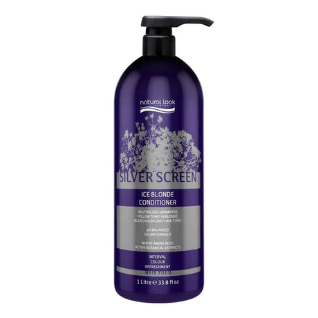 Natural Look Silver Screen Ice Blonde Shampoo&Conditioner 1L Bundle