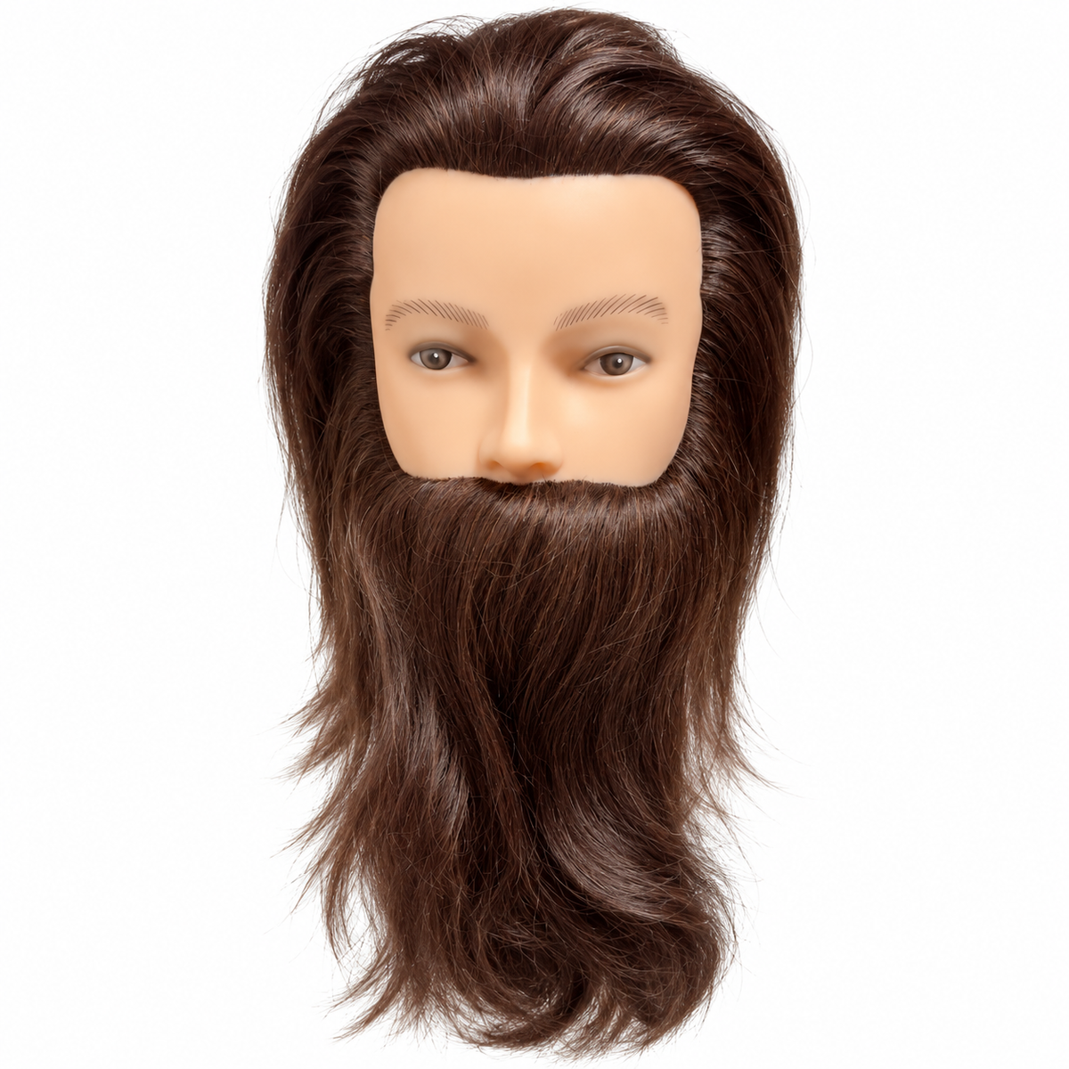 Barber Supplier Mannequin Head - Nick - Male With Beard Black