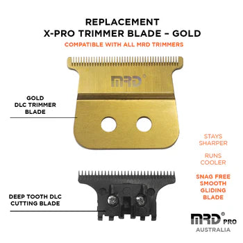 MRD Replacement X-Pro Trimmer Blade - Gold