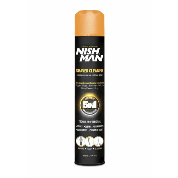 Nish Man Shaver Cleaner Spray 5-in-1 400ml