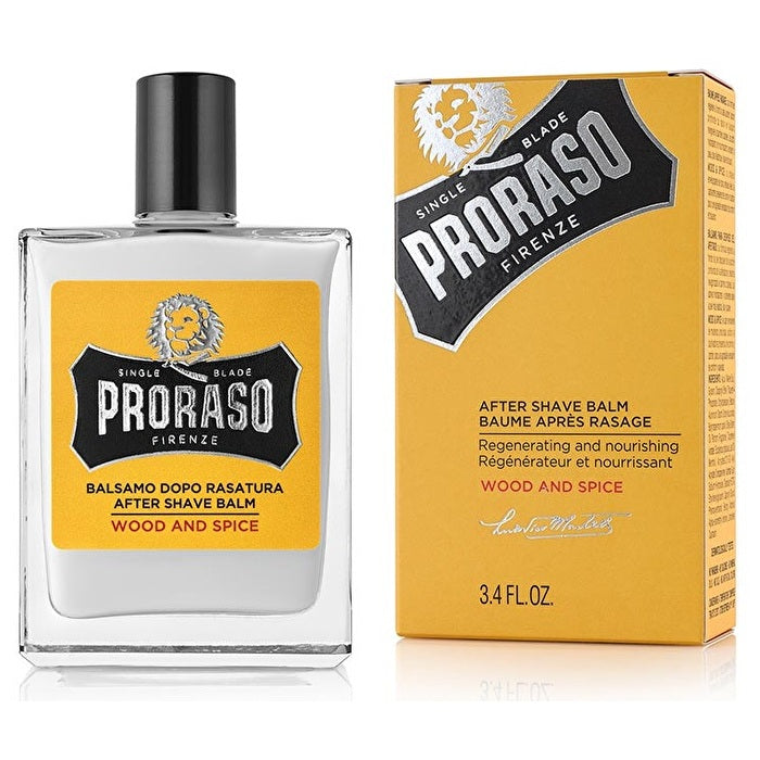 Proraso After Shave Balm Wood & Spice 100ml Beard Balm Post Shave