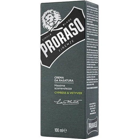 Proraso Shaving Cream Tube Cypress & Vetyver 100ml