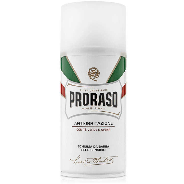 Proraso Shaving Foam Green Tea & Oatmeal Sensitive 300Ml