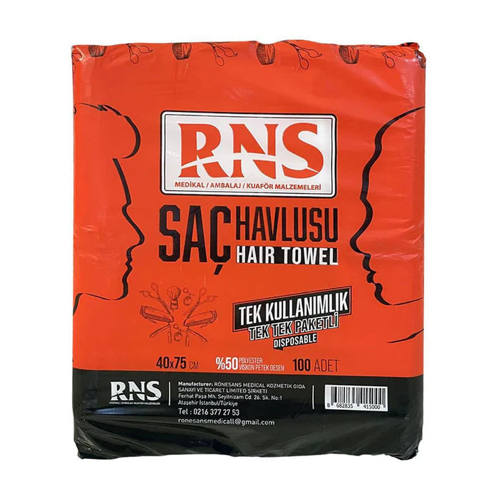 RNS Premium Professional Disposable Hair Towel 40x75cm 100pk