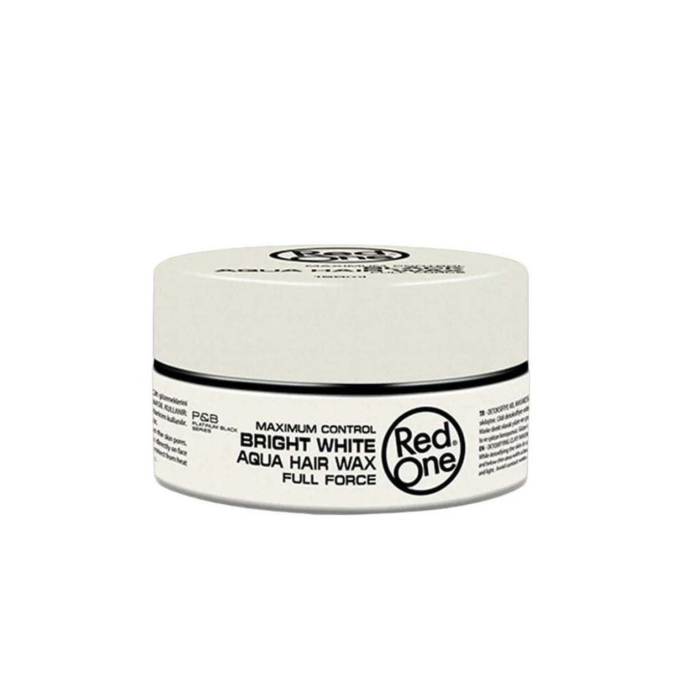 RedOne Bright White Aqua Hair Wax Full Force 50ml – Strong Hold Wax
