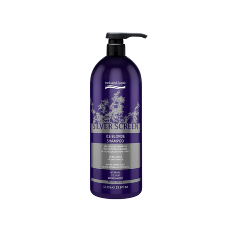 Natural Look Silver Screen Ice Blonde Shampoo&Conditioner 1L&Repair Serum&Detangler&Smooth Ends