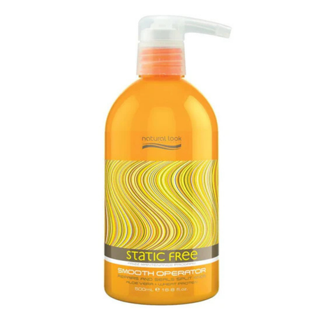 Natural Look Static Free Anti-Frizz Shampoo&Conditioner&Reconstructive Mask 1L&Smooth Operator 500 ML&Argan Oil Hair Treatment 120ML&Shine Serum 50ML