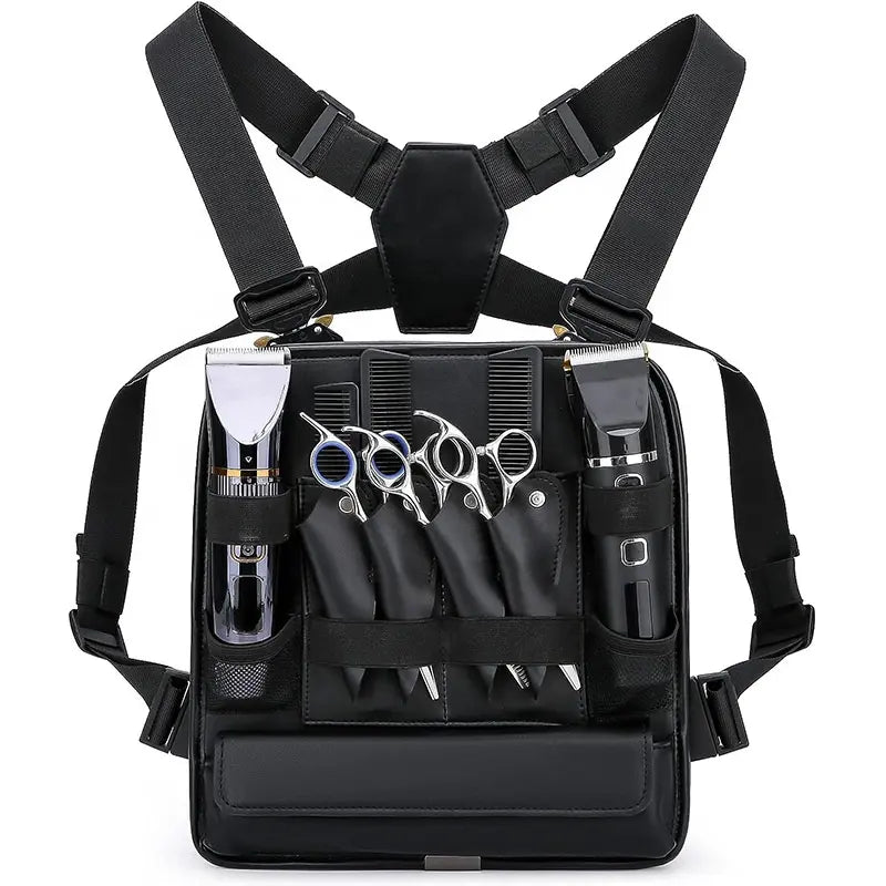 Organizer Barber Chest Holder Bag Scissor Pouch Functional Chest Rig ...