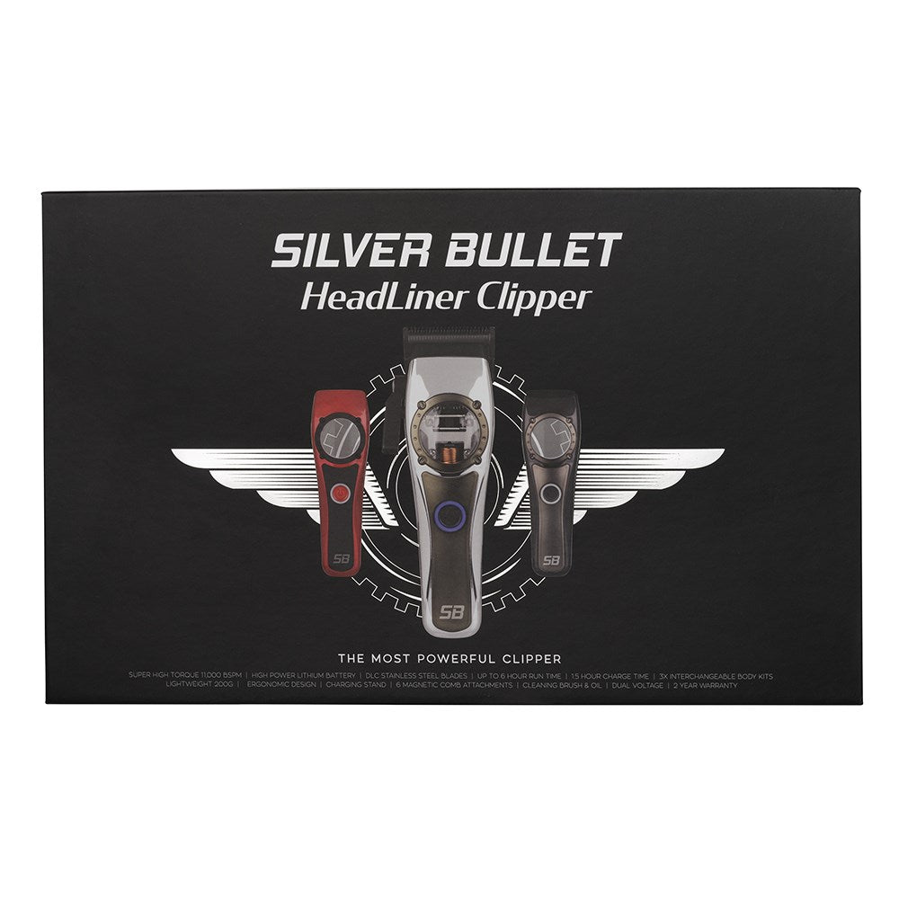 Silver Bullet HeadLiner Professional Barber Clippers