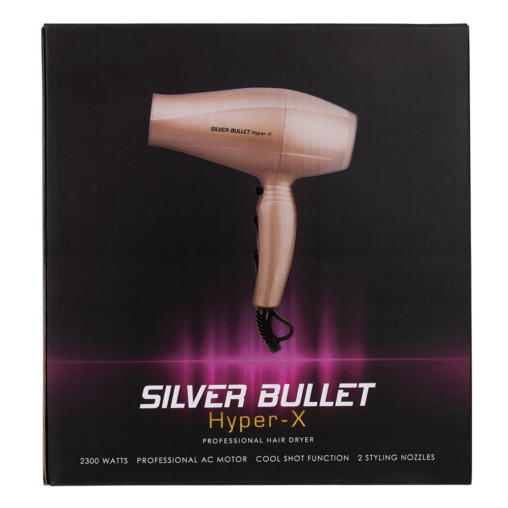 Silver Bullet Hyper X Hair Dryer Champagne 2300w