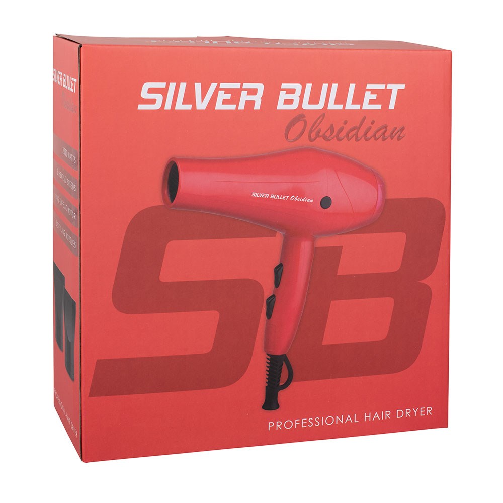 Silver Bullet OBSIDIAN Hair Dryer -All Colour