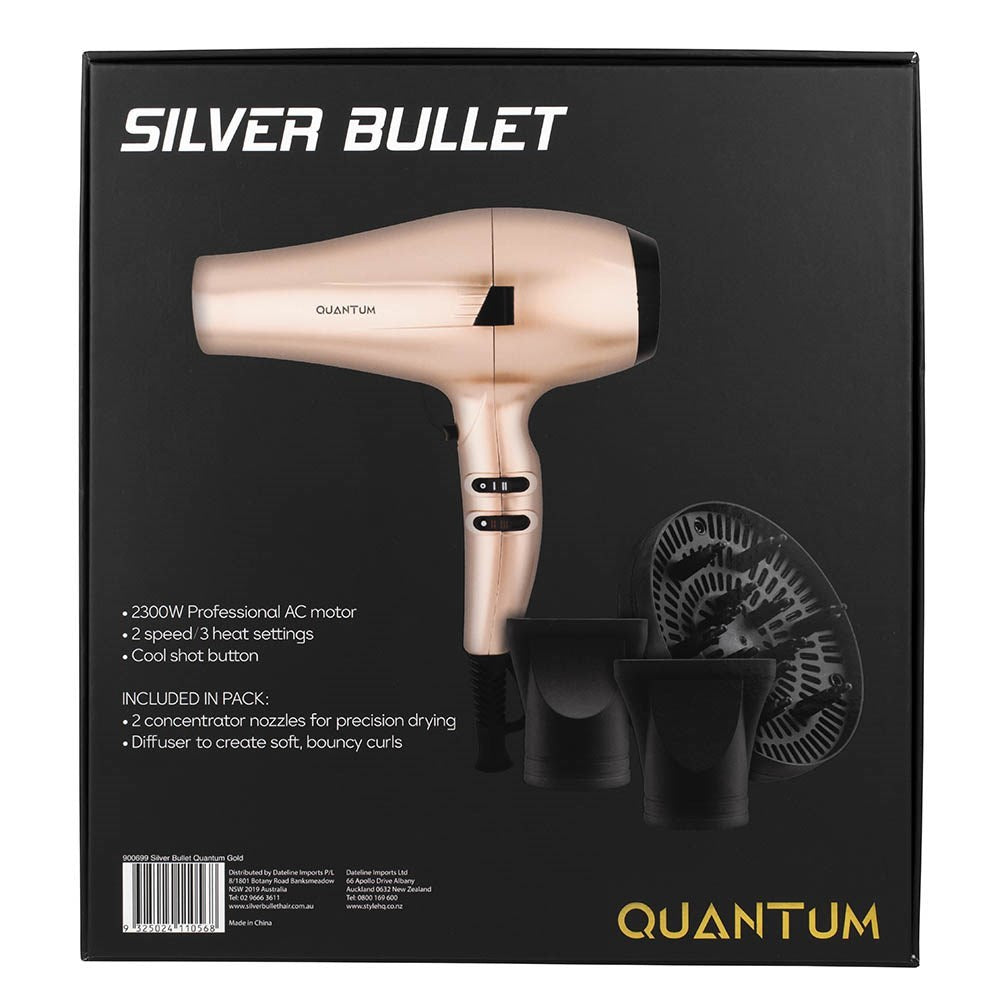Silver Bullet Quantum 2300W Hair Dryer - All Colour