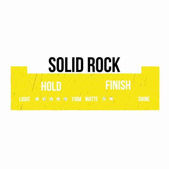 Instant Rockstar Solid Rock - Strong Hold Moulding Hair Styling Wax - 100ML