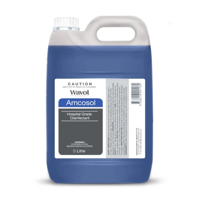 Wavol Amcosol Hospital Grade Barber Disinfectant 5L