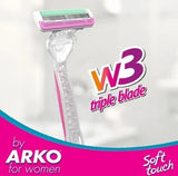 Arko Soft Touch Women’s Razor 2Pack – Smooth & Gentle Shave
