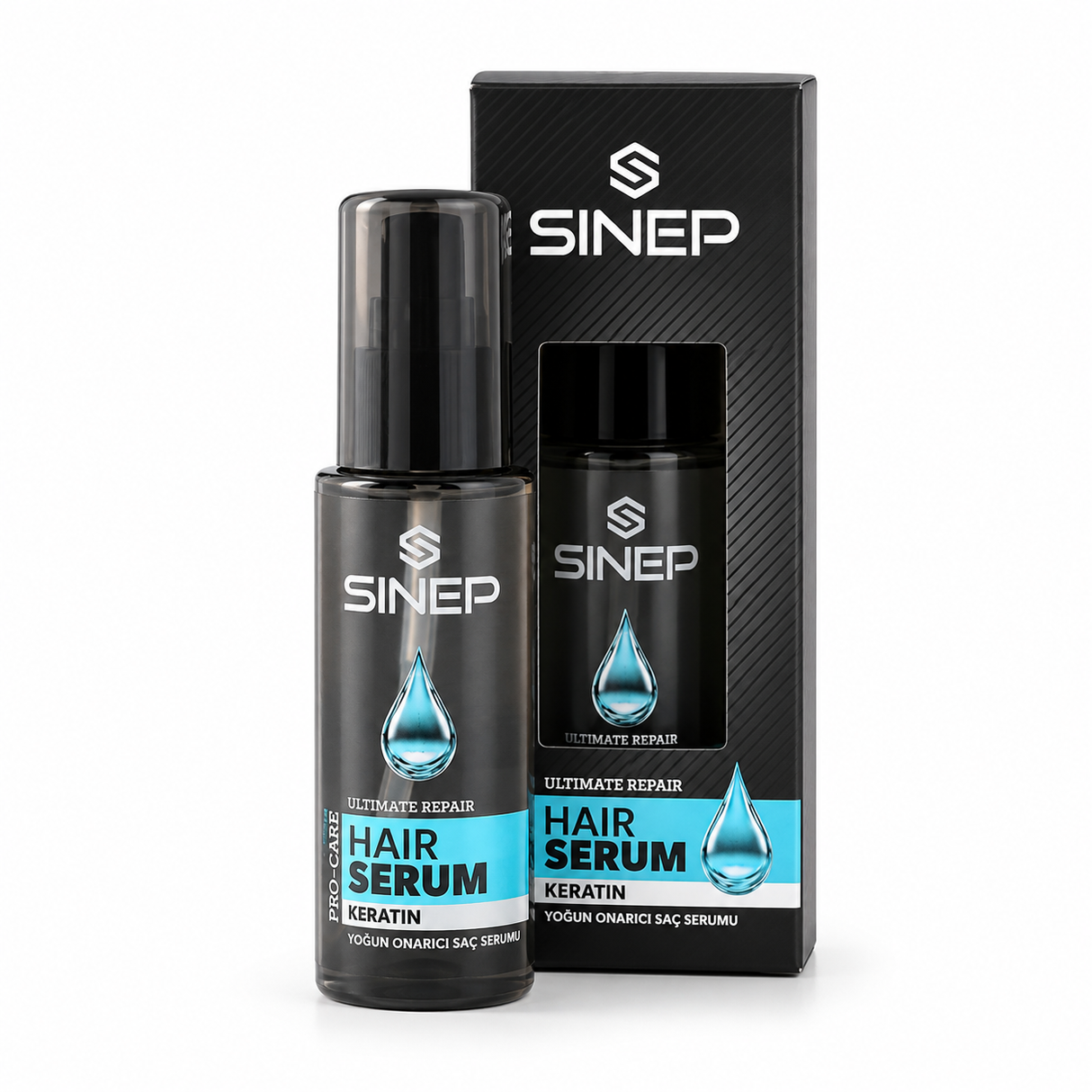 SINEP Keratin Hair Serum 75ml Repair & Shine Hair Treatment Serum