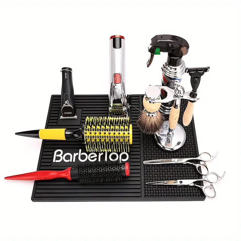 BarberShop Barber Tools Magnetic Barber Station Tool Mat