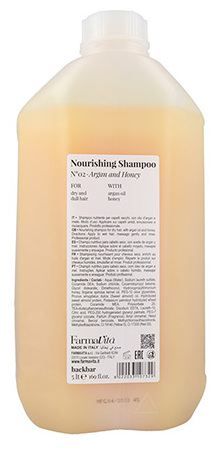 Farmavita Backbar Nourishing Shampoo N°02 - Argan and Honey 5 Litre