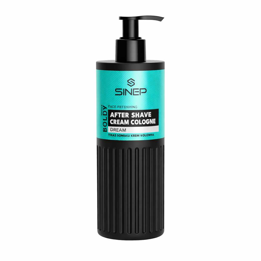 SINEP Aftershave Cream Cologne No.4 Turquoise 400ml – Fresh Post Shave Care