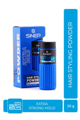 SINEP Blue Hair Styling Powder Wax Strong Hold Volumizing Powder Wax 20g