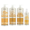 Natural Look Fortifying 1L Bundle Shampoo Conditioner Treatment Leave In