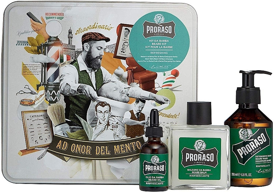 Proraso Beard Wash Refreshing 200ml Beard Shampoo