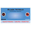 Hi Lift Black Nitrile Gloves 100 Pack - Medium