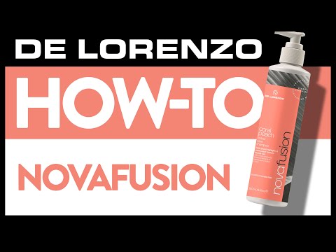 De Lorenzo Novafusion Colour Care Shampoo Delorenzo Coral Peach 250ml