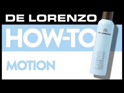 DELORENZO De Lorenzo Elements Motion Medium Hold Texture Mousse - 250g Hair Styling Spray