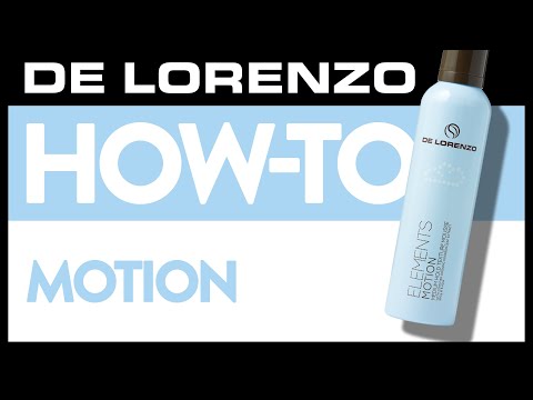 DELORENZO Elements Motion Medium Hold Hair Styling Mousse - 250g De Lorenzo