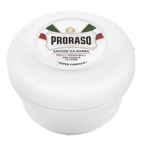 Proraso Green Tea & Oatmeal Sensitive Shaving Soap 150ML Mens Shaving