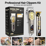 Professional Hair Clippers for Men- Barber Home Using Clipper Set