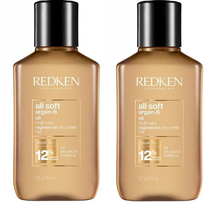 2x Redken All Soft Argan Oil 111 Ml