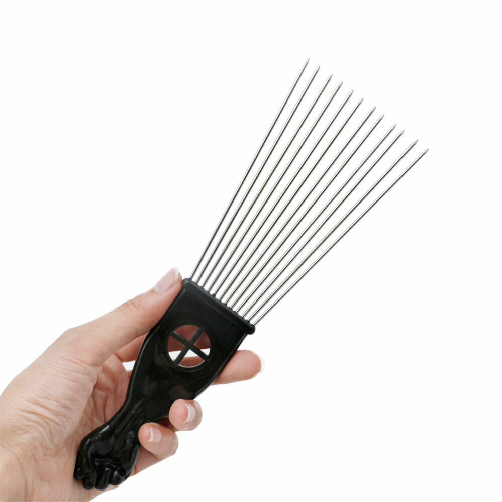 Afro Comb Pick Metal Hairdressing Styling